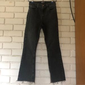NWOT kick flare high rise crop urban outfitters jeans